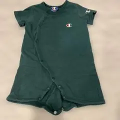 Champion グリーンロンパース 50-60