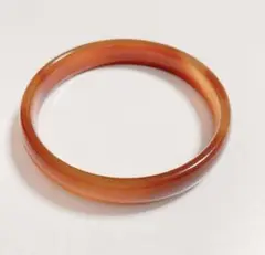 オレンジアゲート バングル 内周約20cm