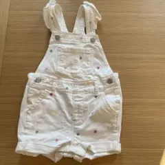 babyGAP ホワイトオーバーオール 90cm