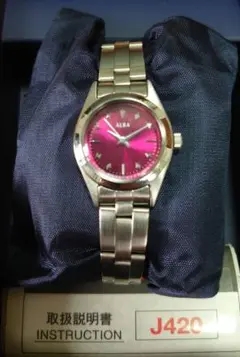 値下げ 希少 SEIKO ALBA J420 アナログ時計