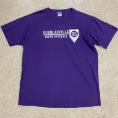 90s シングルステッチ USA製 ラッセル 野球 応援 チームロゴ T