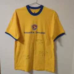 ベガルタ仙台　Tシャツ　Mサイズ　直筆サイン入り