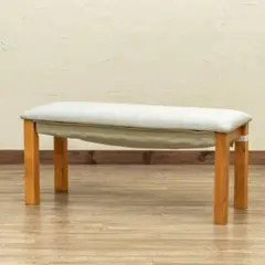LINSY　ダイニングコタツ兼用ベンチ　ライトブラウン