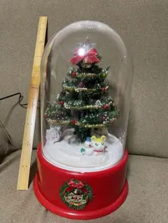 【動作確認済】とっとこハム太郎・スノードーム　雪ふるツリー　クリスマスツリー 動作確認済】とっとこハム太郎・スノードーム 雪ふるツリー