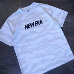 美品 NEWERA GOLF カモ柄 ドライシャツ モノトーン