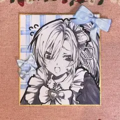 手描きイラスト リボン付き 萌え絵