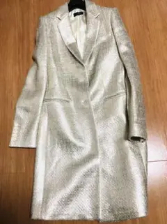 JOSEPH チェスターコート シルバー 美品
