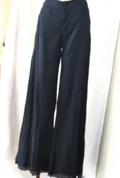 イタリア製 コットンワイドパンツ Sサイズ