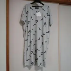ネ・ネット　ネネット　あざらしいっぱい　Tシャツワンピース　サイズ2