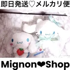 シナモロール ぬいぐるみマスコット 2点セット まとめ売り【新品タグ付き】