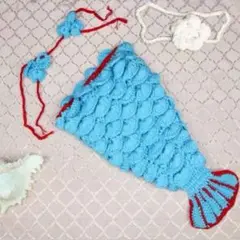 ニューボーンフォト 人魚コスチューム