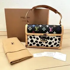 【美品】ルイ·ヴィトン ポシェット ダルメシアン モノグラム マルチカラー
