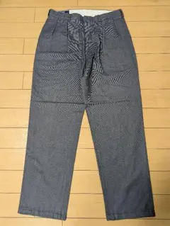 美品　ポロバイラルフローレン　スラックス　コットン　グレー　バーズアイ　2タック