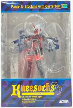 【未使用】ニーソックス 1/8スケール フィギュア Panty&Stocking Panty＆Stocking with Garterbelt ニーソックス 1/8 完成品