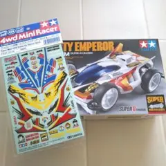 [G3170]ミニ四駆　スーパーエンペラー　ドレスアップステッカー　タミヤ スーパーミニ四駆 ドレスアップステッカー (ミニ四駆) - ホビー