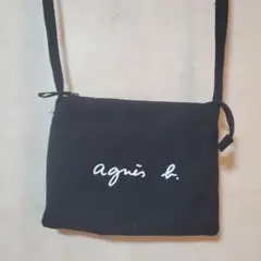 agnès b. ショルダーバッグ ブラック