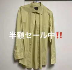 半額セール、即日発送、早い者勝ち‼️イエローシャツ　上品　高級感