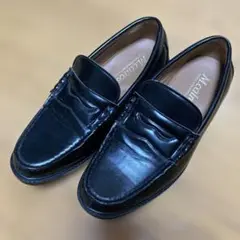 M.calros 黒 ローファー レザー