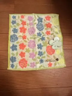 Go The Clover 花柄タオルハンカチ