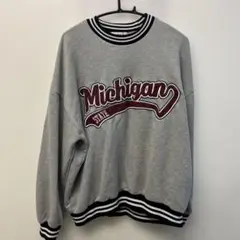 WEGO Michigan STATE スウェットシャツ M グレー
