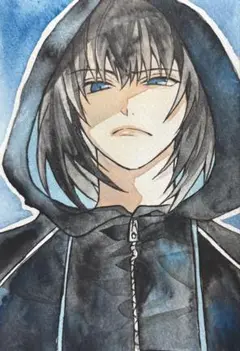 Fate/Grand Order オベロン　ファンアート　手描きイラスト