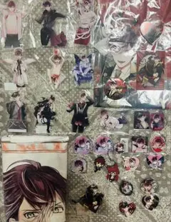 DIABOLIK LOVERS 逆巻アヤト　くじ　B賞アクリルスタンド　缶バッジ
