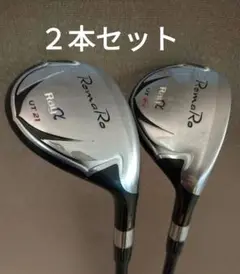 RomaRo Ray α UT 21°、24° 2本セット　No.31 Romaro Ray α Black Driver