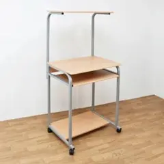 棚付き　PC　DESK　60　ナチュラル