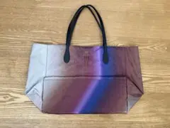 【美品・袋つき】russet 紫×グレー　バッグ