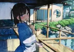 カントク　第三弾　しずく　デザインB　ミニブランケット