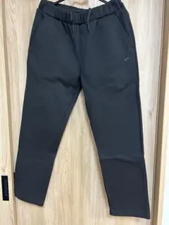 メンズ 長ズボン ロングパンツ L 黒 ブラック 裏起毛 ストレッチ