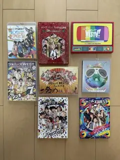 WEST. DVD ブルーレイ まとめ売り 24点 ジャニーズ WEST 1stドーム LIVE ♡24 (ﾆｼ)から感謝 届けます