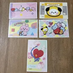 BT21 キャラクター シール 5枚セット