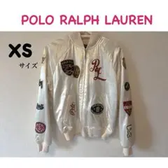 ★超希少・美品★ラルフローレン サテンワッペンジャケット XS