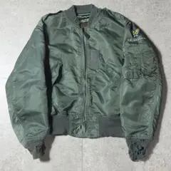 Alpha vintage L2B L リブ使用感 グリーン