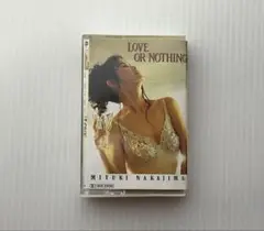 中島みゆき　LOVE OR NOTHING 香港版　カセットテープ