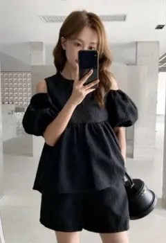 バースデーバッシュオフショルダー セットアップ S