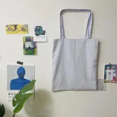 ストライプ トートバッグ
