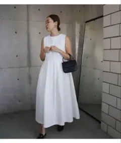 6美品　ella selectshop　ノースリーブ　スリット　ロングワンピース 6美品 ella selectshop ノースリーブ スリット ロングワンピース