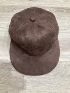 フェイクスエードCAP ブラウン