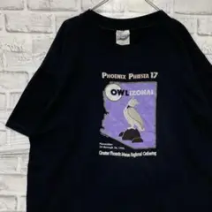 USA製90sヴィンテージTシャツ！シングルステッチ　ブラック半袖古着XL722