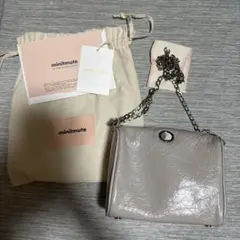 minimute グレー ショルダーバッグ