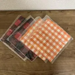 ベビービブ 4枚セット ウエスタンチェック バンダナ 三角 トライアングル
