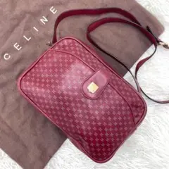 美品✨ セリーヌ ショルダーバッグ マカダム柄 トリオンフ金具 ポシェット