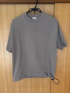 NORMANBROS ドローコード付きオーバーサイズドライTシャツ M グレー