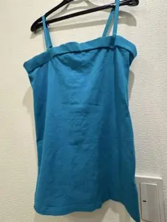 UNIQLO ストラップ付きキャミソール　ターコイズ