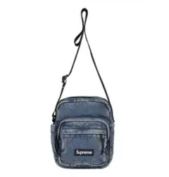 Supreme Denim Shoulder Bag Washed Indigo