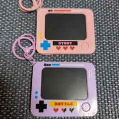 マジカルおえかきキーホルダー ゲーム機風　2個セット