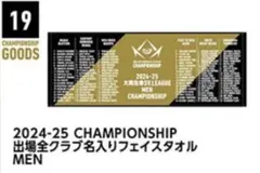 SVリーグ 【男子決勝】記念グッズ　フェイスタオル　ボールペン　キーホルダー