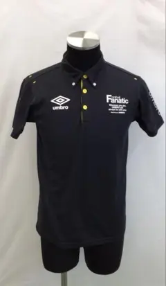 S638Nメンズ半袖カットソー黒 プリント 春夏M Umbro 8/6